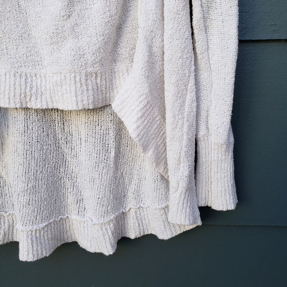 Free People Ivory Slouchy Cowl Pullover Sweater - Picture 9 of 16